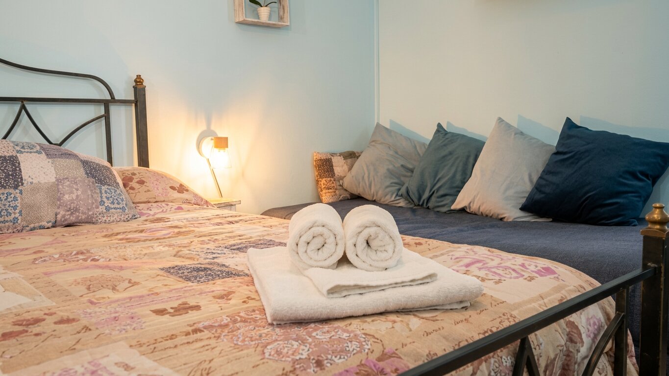 Camera Atena - azzurra Santorini - Casa Giulia Corsico